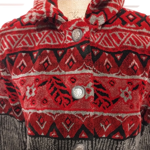 Vintage Aztec Fleece County Clothing Women's Size S - Picture 2 of 4
